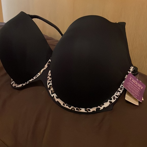 Labe bryant cacique smooth boost black animal print bra - Picture 2 of 2
